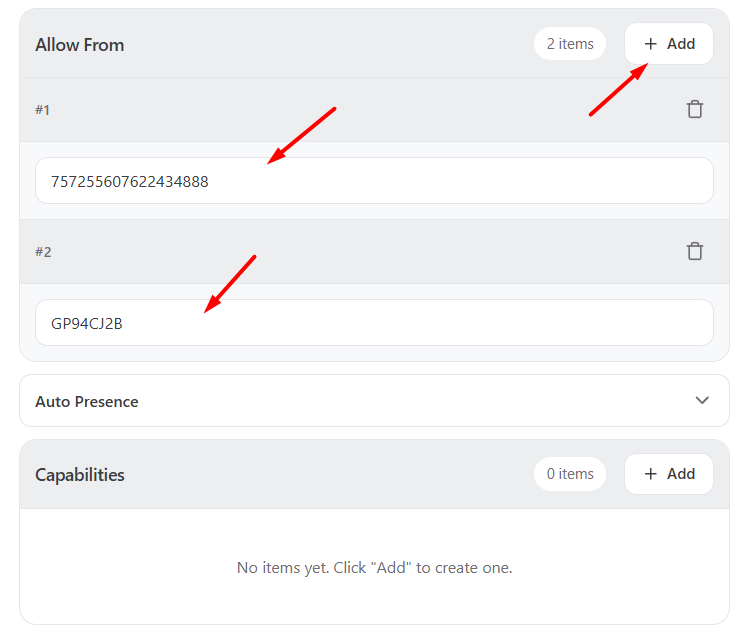 Thêm User ID và Pairing code vào OpenClaw