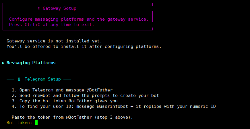 Bước 6 — Thiết lập nhắn tin