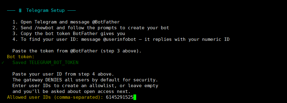 Bước 6 — Thiết lập nhắn tin