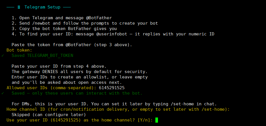Bước 6 — Thiết lập nhắn tin