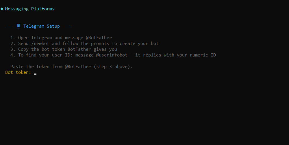 Bước 5 — Kết nối nền tảng tin nhắn (Messaging Platforms)