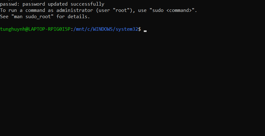 Bước 1 — Cài đặt WSL2 trên Windows