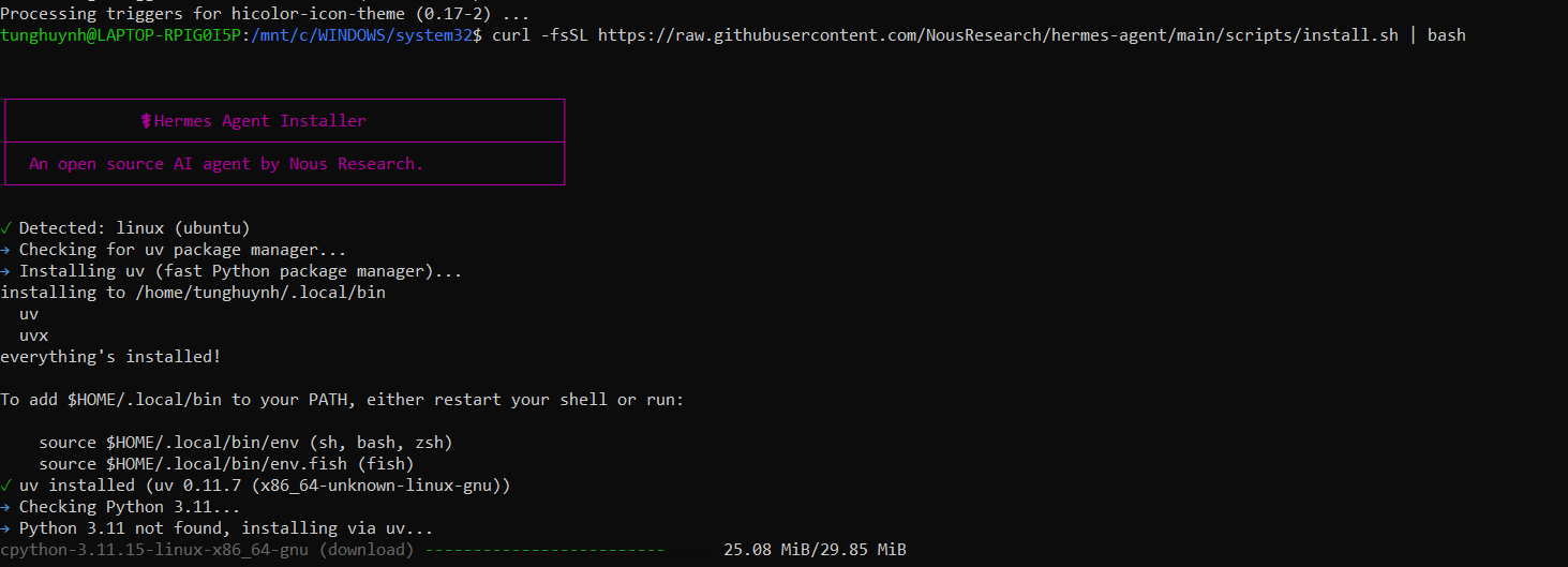 Bước 2 — Khởi động lại máy tính, cập nhật Ubuntu và cài các công cụ cơ bản