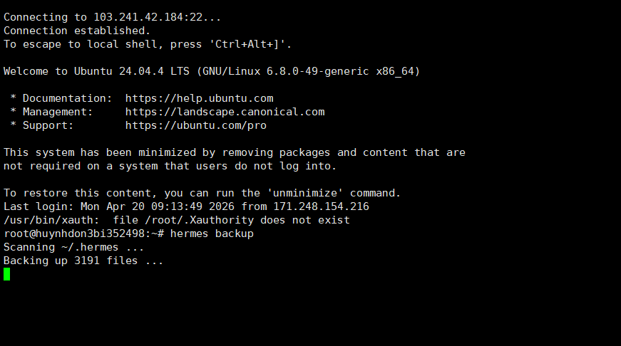 Trước khi gỡ cài đặt nên sao lưu dữ liệu