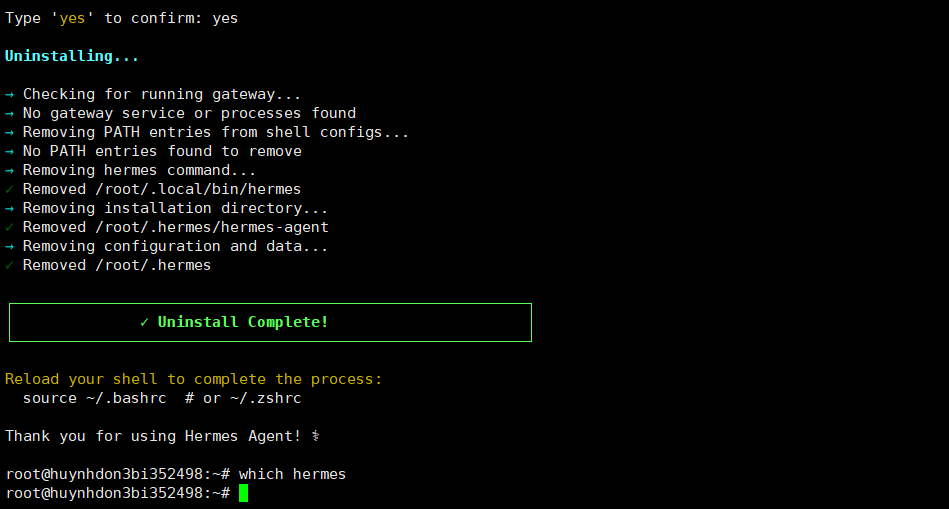 Tùy chọn B — Gỡ hoàn toàn, xóa sạch mọi dữ liệu