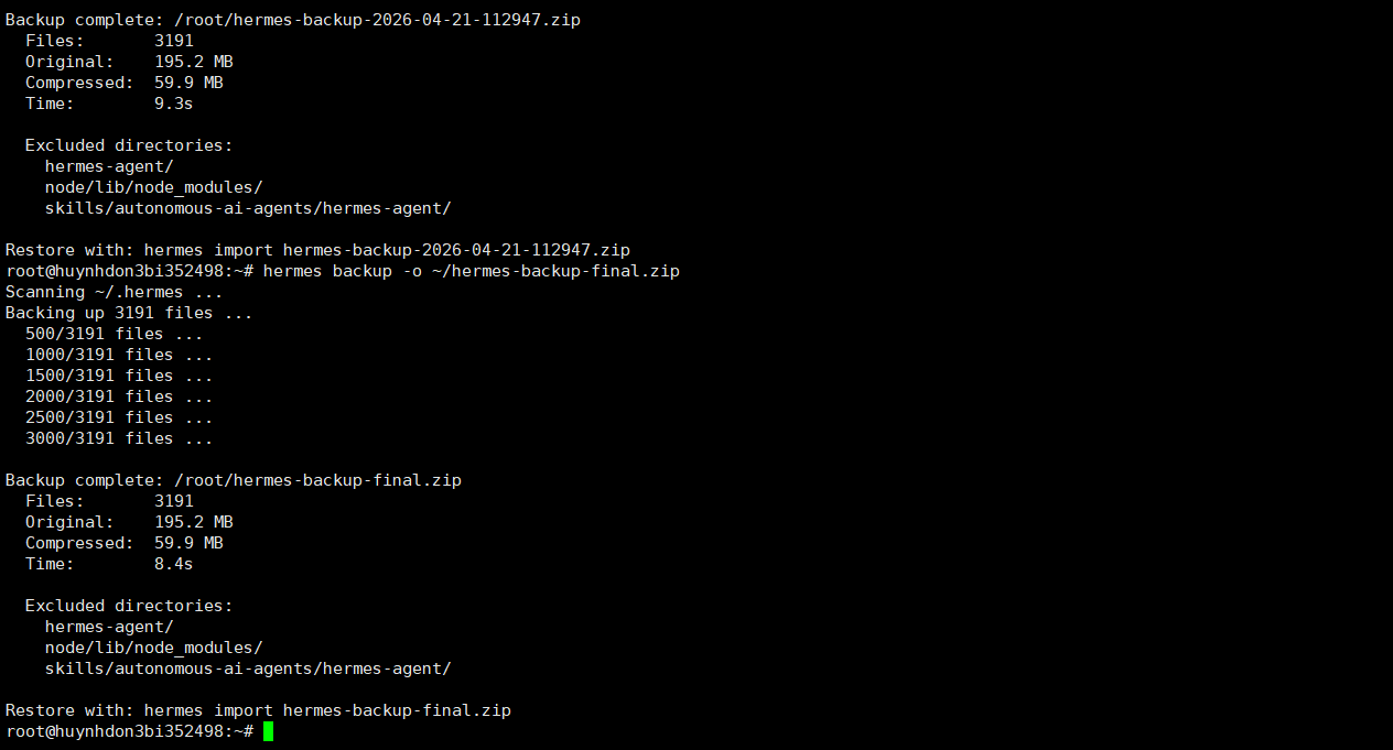 Trước khi gỡ cài đặt nên sao lưu dữ liệu