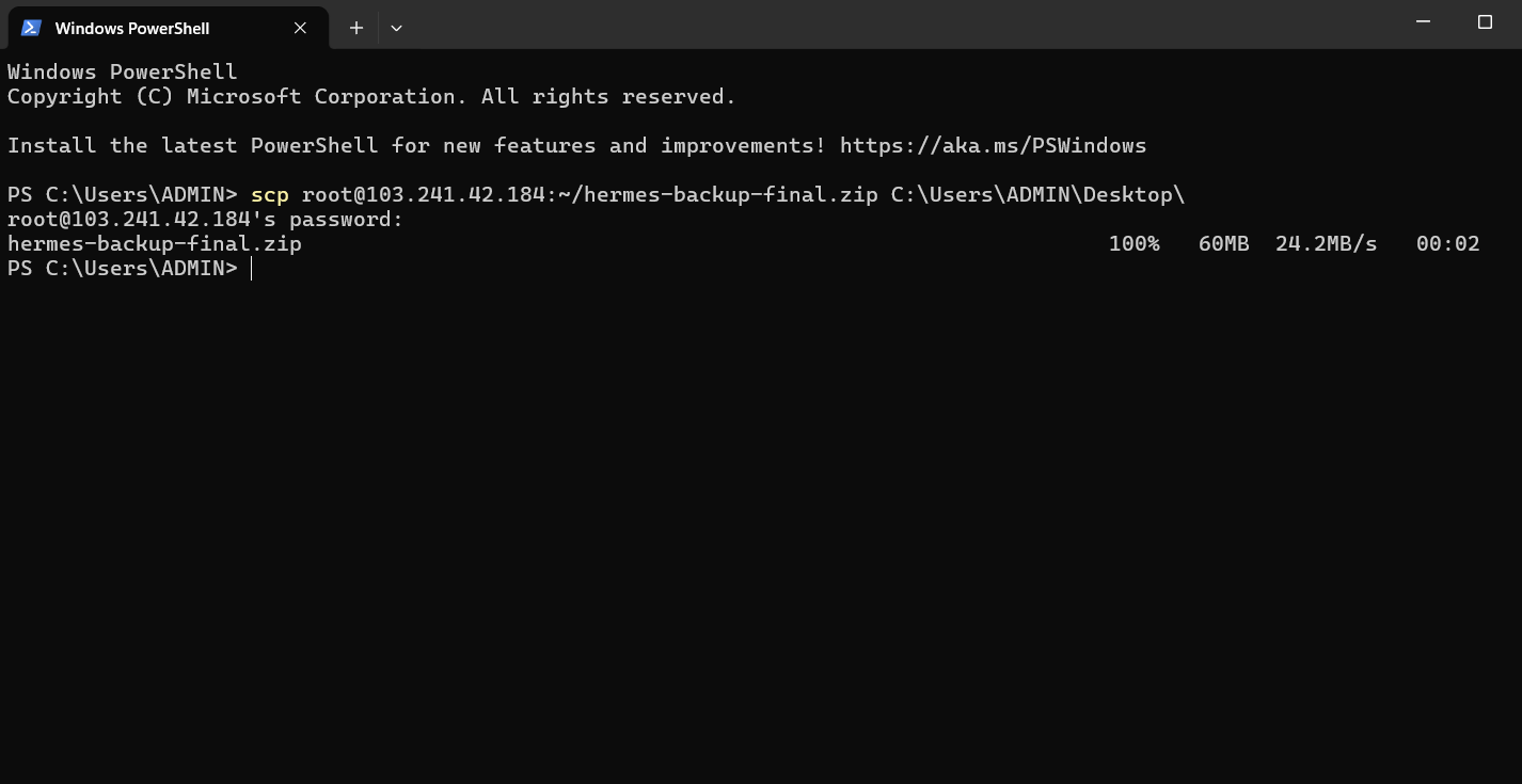 Trước khi gỡ cài đặt nên sao lưu dữ liệu