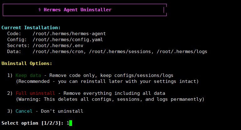 Tùy chọn A — Gỡ code, giữ lại toàn bộ dữ liệu