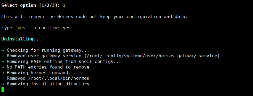 Tùy chọn A — Gỡ code, giữ lại toàn bộ dữ liệu