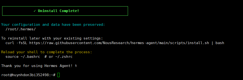 Tùy chọn A — Gỡ code, giữ lại toàn bộ dữ liệu