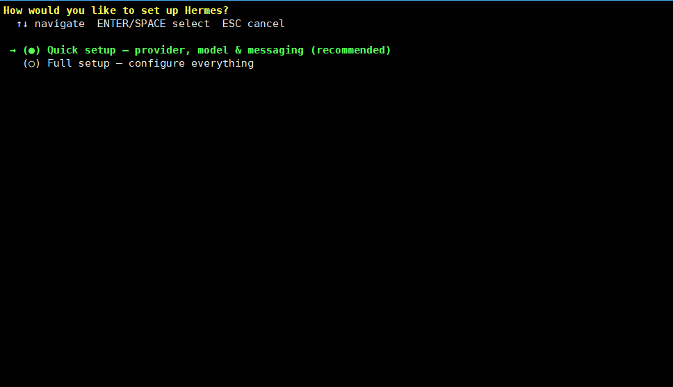 Bước 1 — Cài đặt Hermes Agent