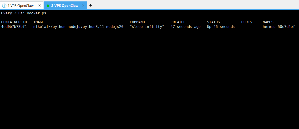 Bước 6 — Kiểm tra Docker backend hoạt động