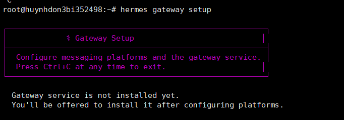 Bước 5 — Thiết lập cổng kết nối kênh nhắn tin