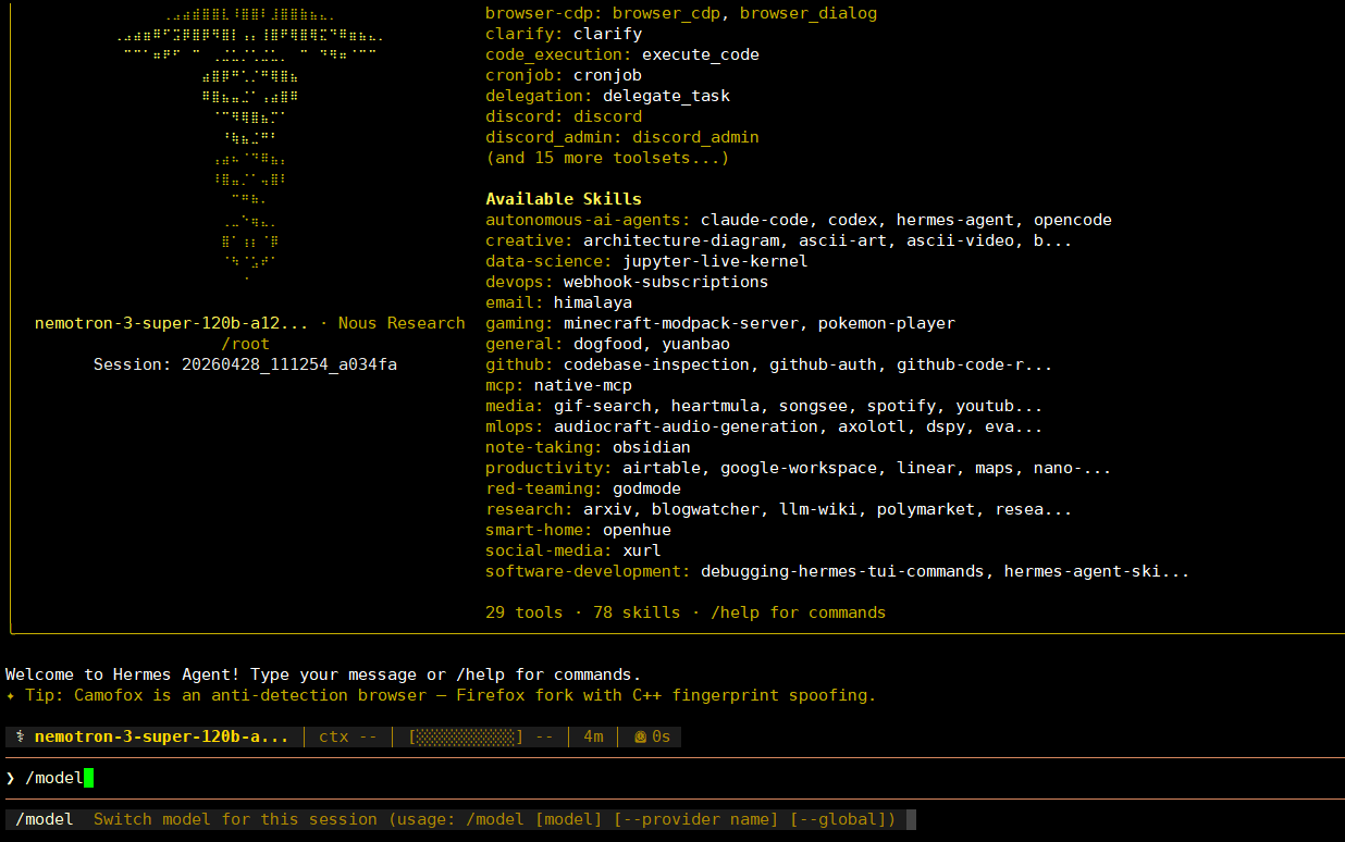 Cách 2: Đổi model nhanh ngay trong phiên chat
