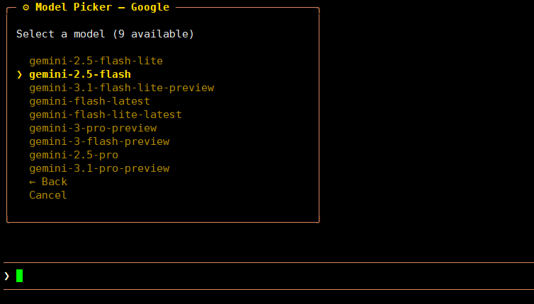 Cách 2: Đổi model nhanh ngay trong phiên chat