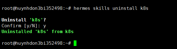 Gỡ cài đặt skill 