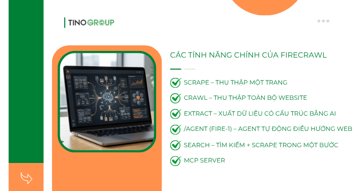 Firecrawl là gì? Hướng dẫn sử dụng Firecrawl từ A đến Z (2026) 2 Các tính năng chính của firecrawl (2026)
