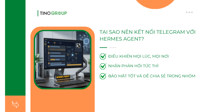 Hướng dẫn kết nối Telegram với Hermes Agent A-Z 1 Tại sao nên kết nối Telegram với Hermes Agent?