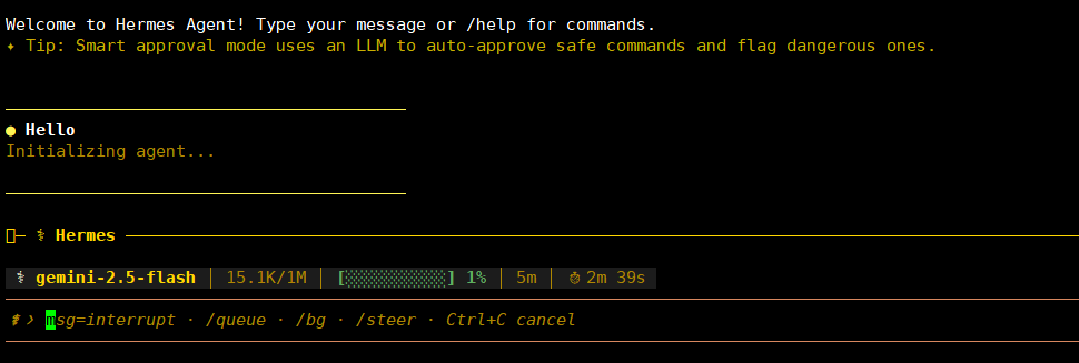 Màn hình chào và Status Bar