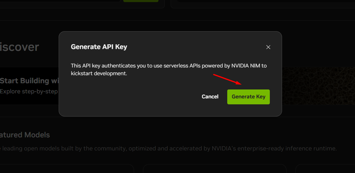 Cách lấy API Key NVIDIA AI