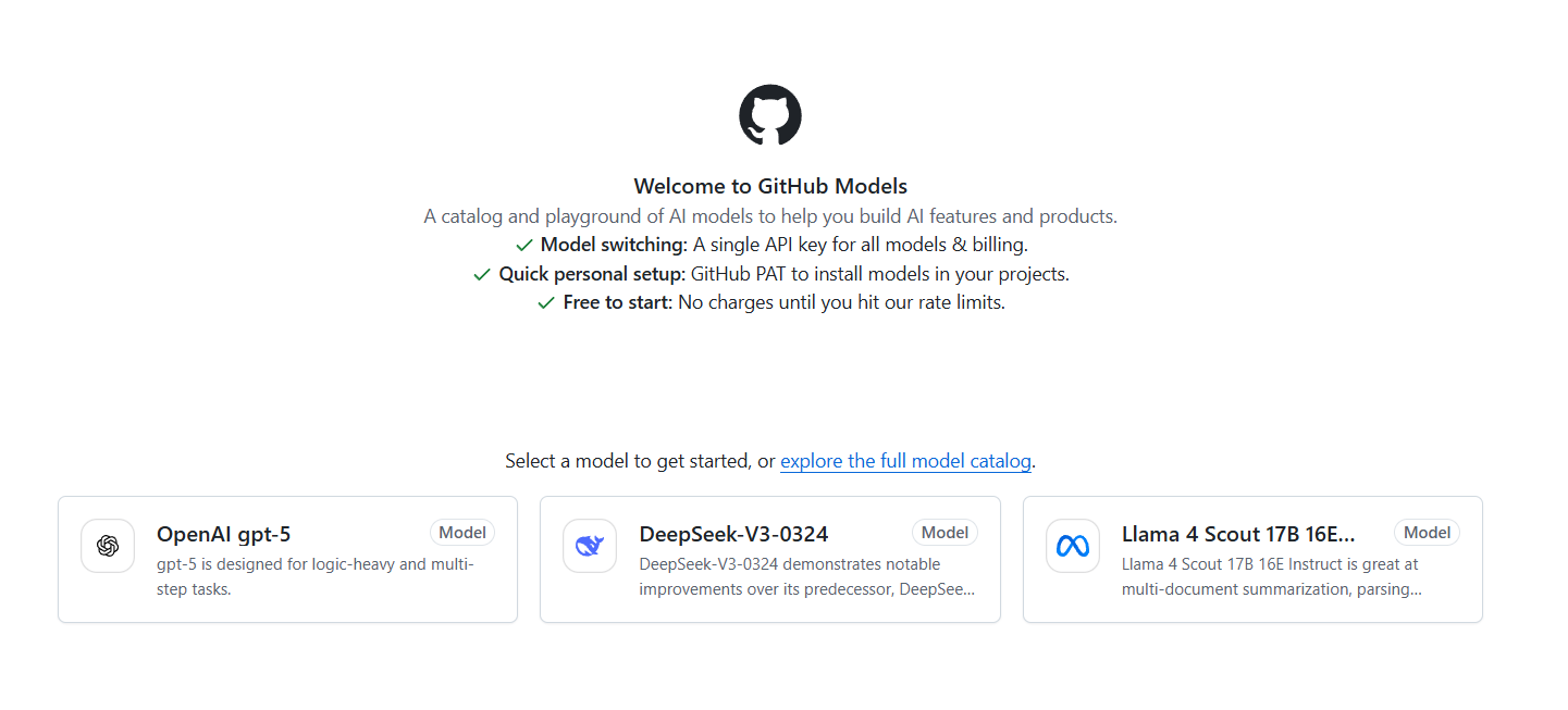 9. GitHub Models