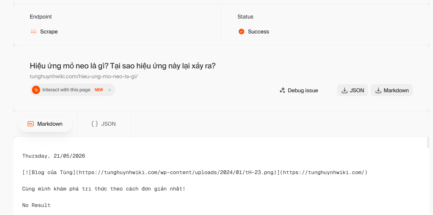 Firecrawl là gì? Hướng dẫn sử dụng Firecrawl từ A đến Z (2026) 13 Firecrawl là gì? Hướng dẫn sử dụng Firecrawl từ A đến Z (2026) 1