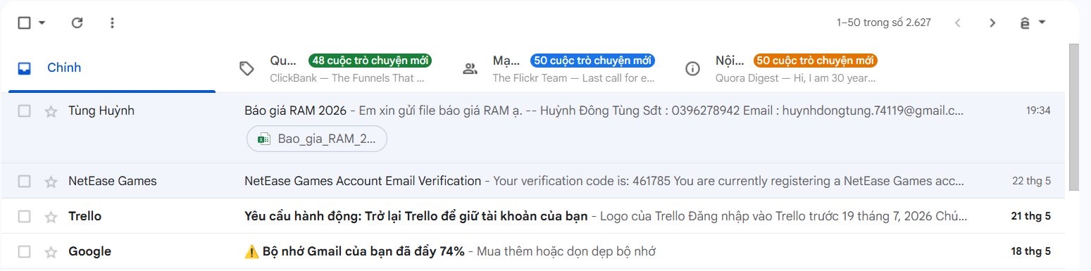 Bước 4: Kiểm tra bộ lọc