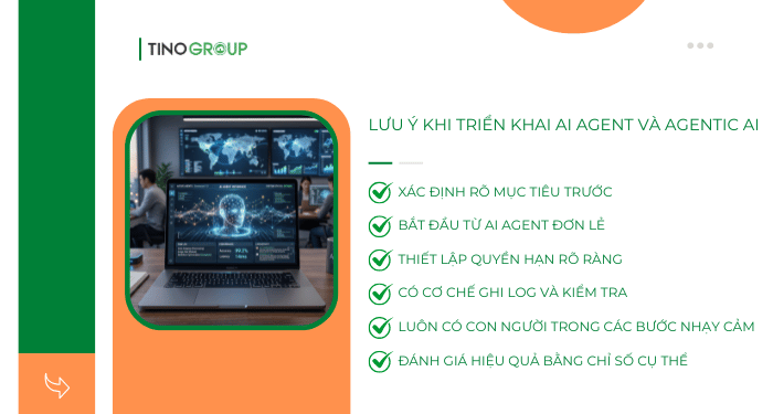 Phân biệt: AI Agent và Agentic AI khác nhau như thế nào? 7 Lưu ý khi triển khai AI Agent và Agentic AI