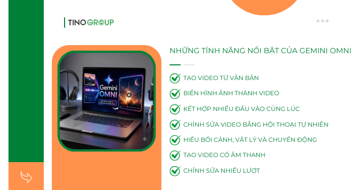Những tính năng nổi bật của Gemini Omni
