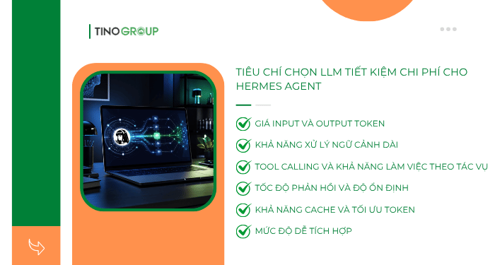 Tiêu chí chọn LLM tiết kiệm chi phí cho Hermes Agent