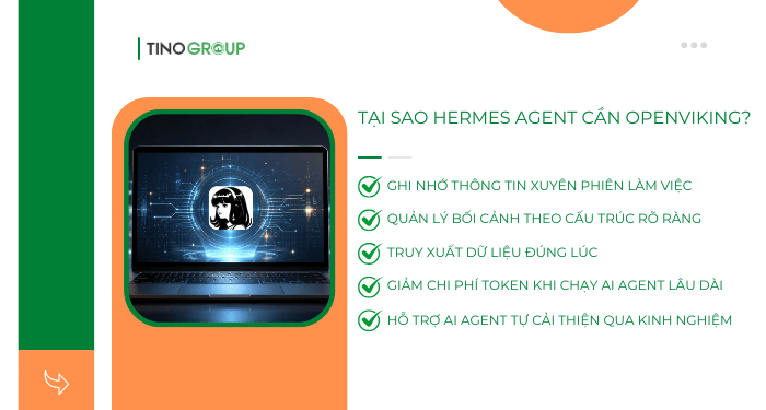 OpenViking là gì? Tại sao Hermes Agent cần OpenViking? 4 OpenViking mang lại lợi ích gì cho Hermes Agent?