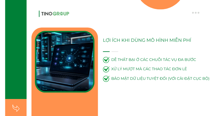 Ưu - nhược điểm khi dùng model AI miễn phí cho AI Agent: Bạn sẽ phải đánh đổi những gì? 3 Lợi ích khi dùng mô hình miễn phí