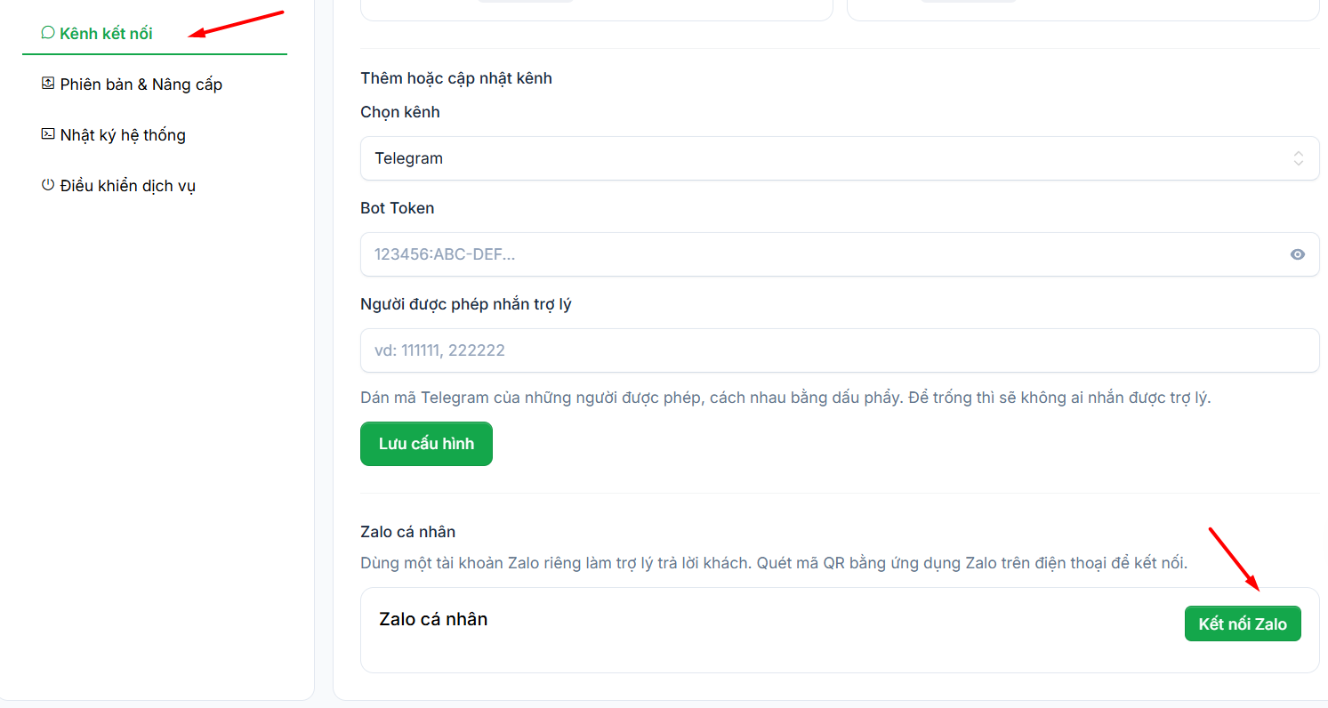Các bước kết nối Zalo cá nhân với Hermes Agent trên VPS Hermes Agent của Tino