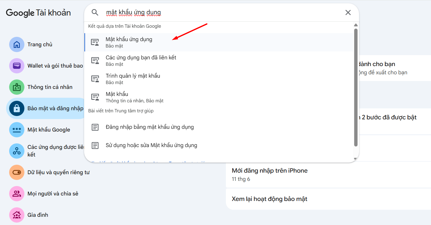 Hướng dẫn kết nối email với Hermes Agent trên VPS Hermes của Tino A-Z 4 Tạo mật khẩu ứng dụng trên tài khoản Google