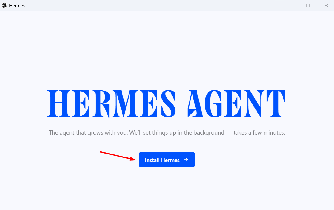 Hướng dẫn cài đặt và sử dụng Hermes Agent Desktop A-Z 4 Cài đặt Hermes Agent Desktop trên Windows