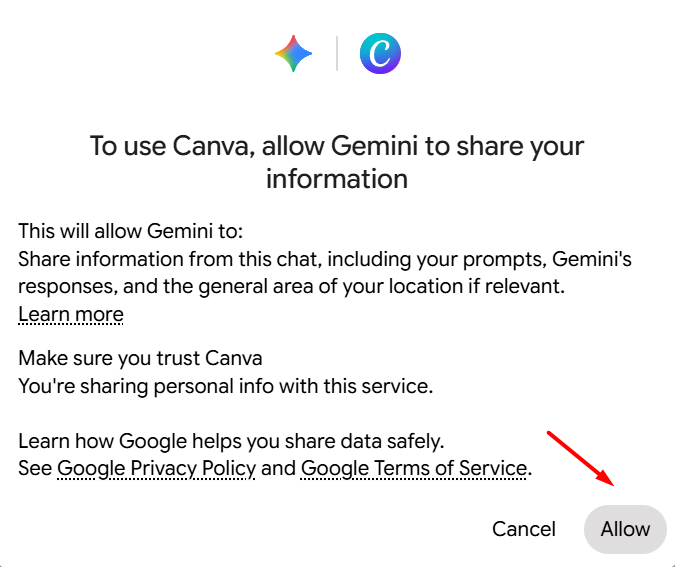 Mẹo chỉnh sửa ảnh Gemini trên Canva không phải ai cũng biết 11 Kết nối Canva với Gemini để edit ảnh AI