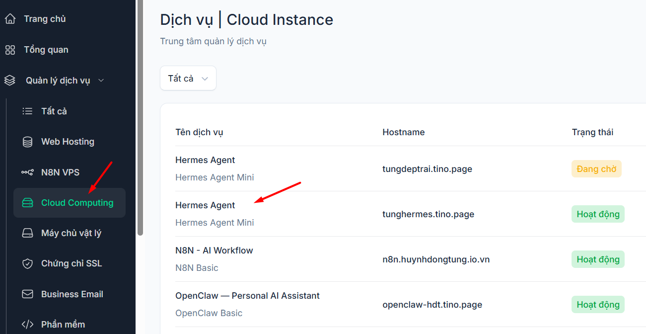 Hướng dẫn cập nhật phiên bản Hermes Agent trên VPS Hermes của Tino 2 Hướng dẫn cập nhật phiên bản Hermes Agent trên VPS Hermes của Tino 1