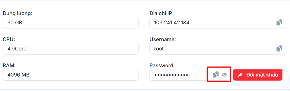 Các bước thay đổi mật khẩu root trên dịch vụ VPS tại Tino.vn
