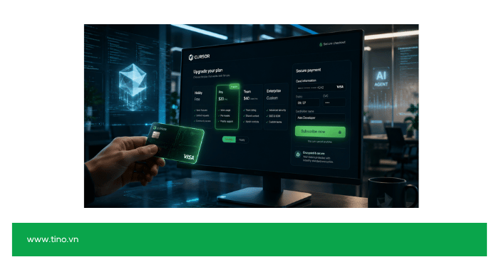 Lưu ý khi thanh toán gói Cursor AI bằng thẻ ở Việt Nam