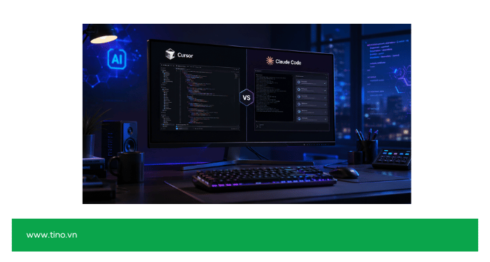 So sánh Claude Code vs Cursor AI: Đánh giá khả năng Vibe Code ai hơn? 5 Làm việc với Git, pull request và CI/CD