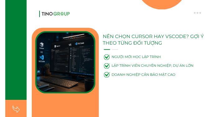 So sánh Cursor AI vs VSCode: Sự khác biệt nằm ở đâu? 10 Nên chọn Cursor hay VSCode? Gợi ý theo từng đối tượng