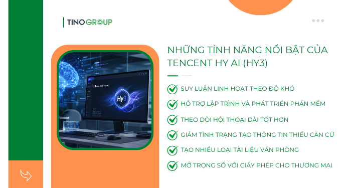 Tencent Hy AI là gì? Toàn cảnh mô hình AI đa phương thức mới của Tencent 4 Những tính năng nổi bật của Tencent Hy AI (Hy3)