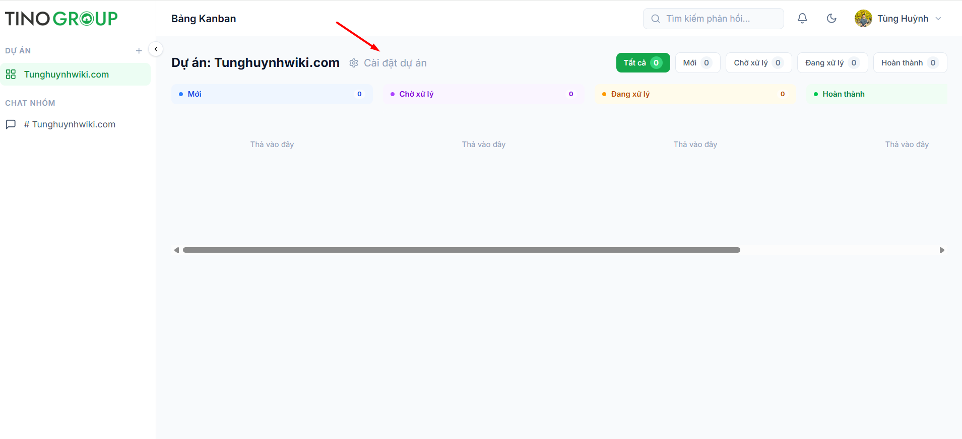 Hướng dẫn sử dụng công cụ Feedback website của Tino 7 Tạo tài khoản và lấy mã nhúng widget vào website