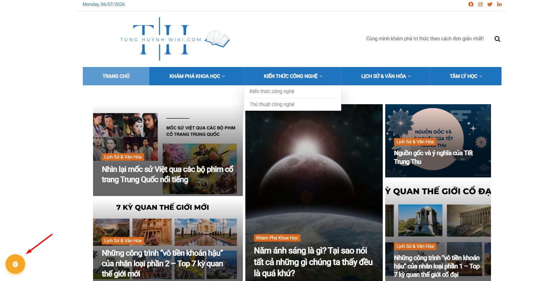 Hướng dẫn sử dụng công cụ Feedback website của Tino 11 Đối với Khách hàng (Người dùng báo lỗi)