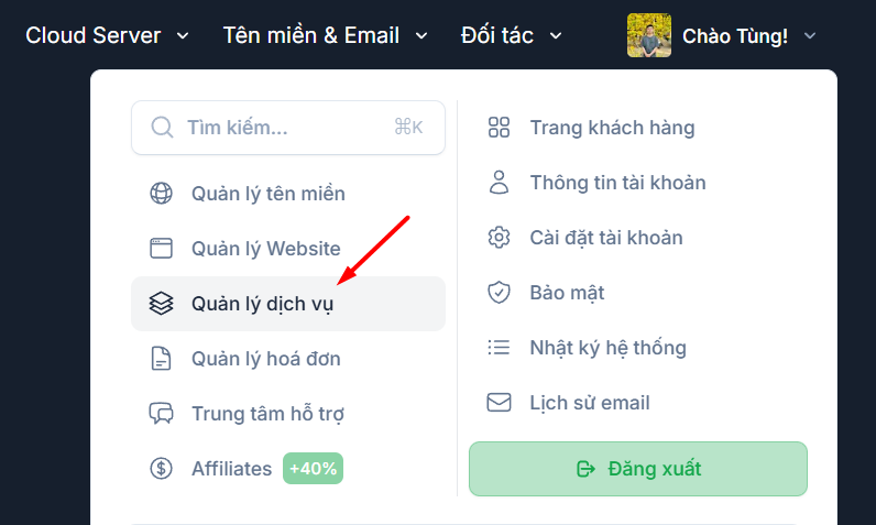 Các bước thay đổi mật khẩu root trên dịch vụ VPS tại Tino.vn