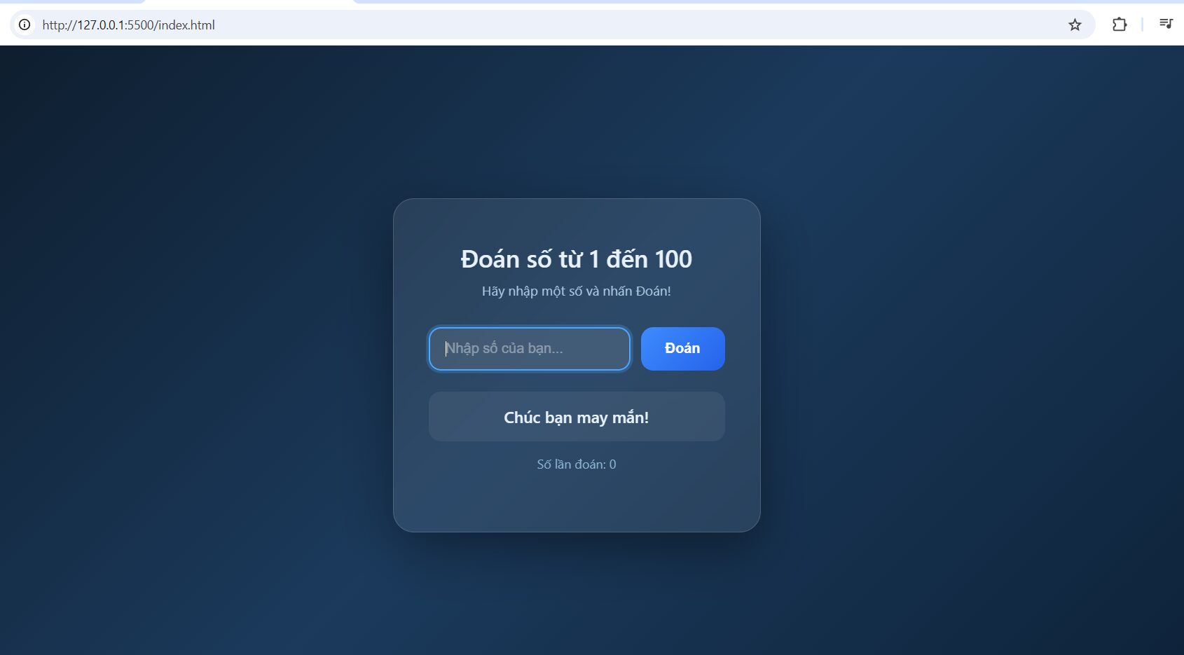 Hướng dẫn sử dụng Cursor AI từ A-Z 13 Bước 5: Chạy thử trò chơi