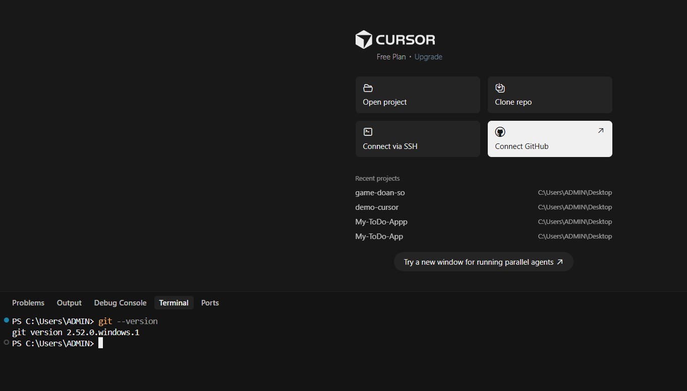 Hướng dẫn đẩy code lên GitHub bằng Cursor AI 3 Cài đặt Git trên máy tính