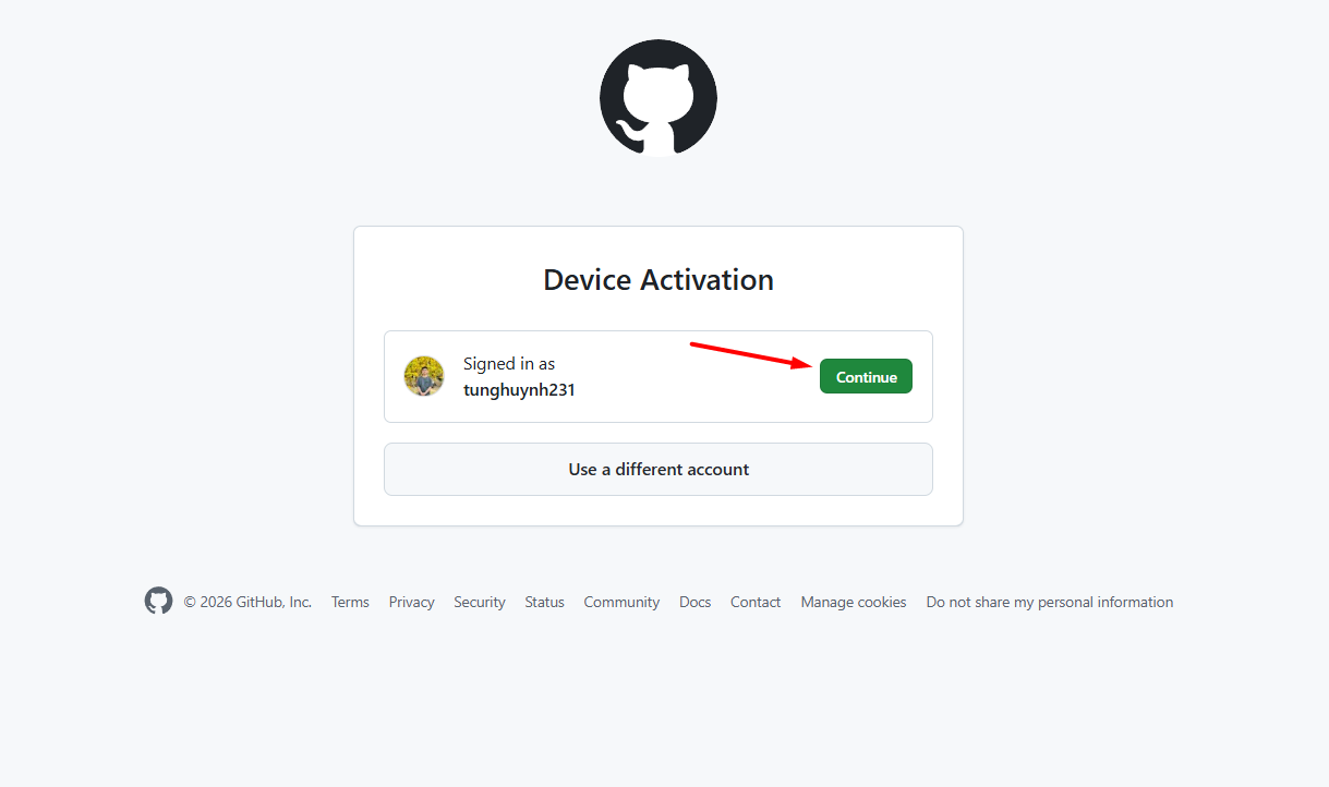 Hướng dẫn đẩy code lên GitHub bằng Cursor AI 15 Bước 6: Đăng nhập GitHub và xuất bản repository