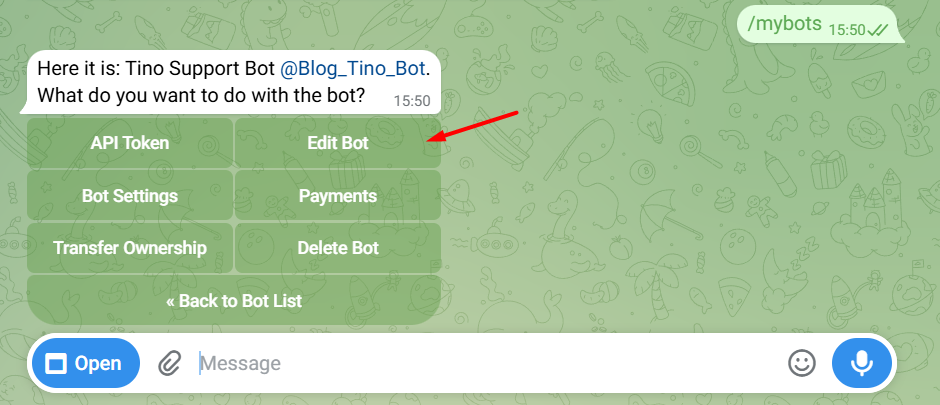 Hướng dẫn tạo bot Telegram chi tiết A-Z 14 Hoàn thiện hồ sơ bot Telegram