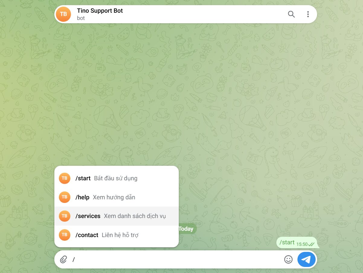 Hướng dẫn tạo bot Telegram chi tiết A-Z 19 Cách thêm lệnh cho bot Telegram